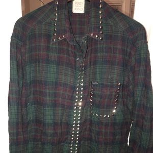 LF Studded Flannel Shirt
